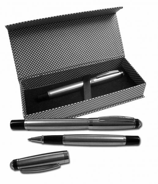 JUEGO DE BOLIGRAFO METALICO ROLLER AMERICAN P003